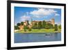 Beautiful Medieval Wawel Castle, Cracow, Poland-mffoto-Framed Photographic Print