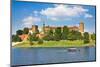 Beautiful Medieval Wawel Castle, Cracow, Poland-mffoto-Mounted Photographic Print