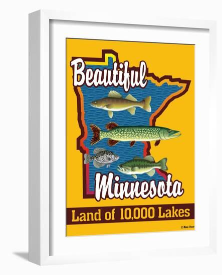 Beautiful Minnesota-Mark Frost-Framed Premium Giclee Print