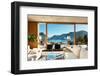 Beautiful Modern House in Cement, Interiors, View from the Living Room-zveiger-Framed Photographic Print