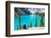 Beautiful Moraine Lake in Banff National Park, Canada-Galyna Andrushko-Framed Photographic Print