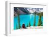 Beautiful Moraine Lake in Banff National Park, Canada-Galyna Andrushko-Framed Photographic Print