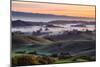 Beautiful Morning Hills and Fog Petaluma Sonoma California-Vincent James-Mounted Photographic Print