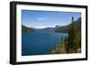 Beautiful Mountain Lake in the Los Alerces National Park-Michael Runkel-Framed Photographic Print