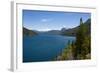 Beautiful Mountain Lake in the Los Alerces National Park-Michael Runkel-Framed Photographic Print