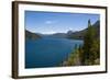 Beautiful Mountain Lake in the Los Alerces National Park-Michael Runkel-Framed Photographic Print