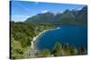 Beautiful Mountain Lake in the Los Alerces National Park-Michael Runkel-Stretched Canvas