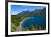 Beautiful Mountain Lake in the Los Alerces National Park-Michael Runkel-Framed Photographic Print