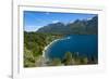 Beautiful Mountain Lake in the Los Alerces National Park-Michael Runkel-Framed Photographic Print