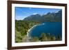 Beautiful Mountain Lake in the Los Alerces National Park-Michael Runkel-Framed Photographic Print