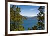 Beautiful Mountain Lake in the Los Alerces National Park-Michael Runkel-Framed Photographic Print