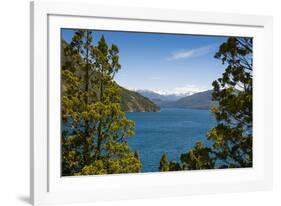 Beautiful Mountain Lake in the Los Alerces National Park-Michael Runkel-Framed Photographic Print