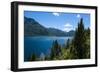 Beautiful Mountain Lake in the Los Alerces National Park-Michael Runkel-Framed Photographic Print