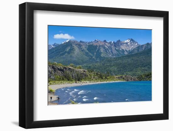 Beautiful Mountain Lake in the Los Alerces National Park-Michael Runkel-Framed Photographic Print