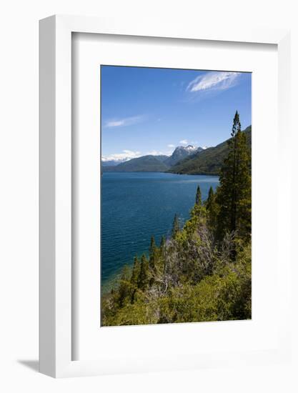 Beautiful Mountain Lake in the Los Alerces National Park-Michael Runkel-Framed Photographic Print