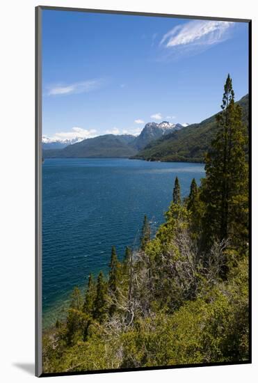 Beautiful Mountain Lake in the Los Alerces National Park-Michael Runkel-Mounted Photographic Print