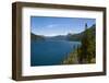 Beautiful Mountain Lake in the Los Alerces National Park-Michael Runkel-Framed Photographic Print