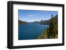 Beautiful Mountain Lake in the Los Alerces National Park-Michael Runkel-Framed Photographic Print