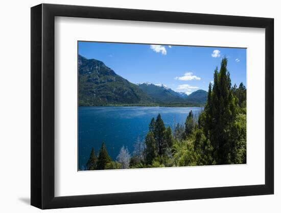 Beautiful Mountain Lake in the Los Alerces National Park-Michael Runkel-Framed Photographic Print