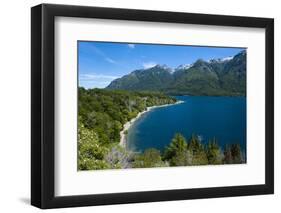 Beautiful Mountain Lake in the Los Alerces National Park-Michael Runkel-Framed Photographic Print