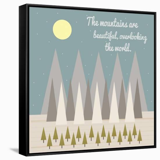 Beautiful Mountains-Tammy Kushnir-Framed Stretched Canvas