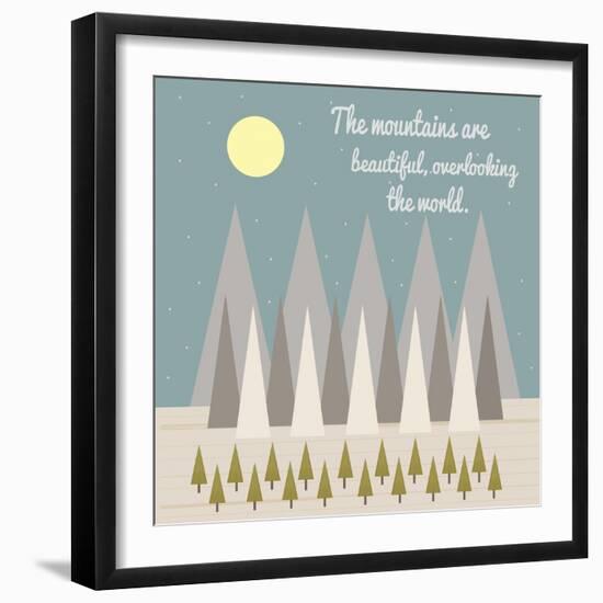 Beautiful Mountains-Tammy Kushnir-Framed Giclee Print