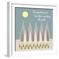 Beautiful Mountains-Tammy Kushnir-Framed Giclee Print