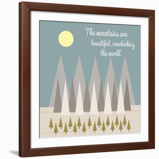 Beautiful Mountains-Tammy Kushnir-Framed Giclee Print