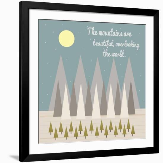 Beautiful Mountains-Tammy Kushnir-Framed Giclee Print