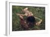 Beautiful Mysterious Woman in Forest-Lisa_A-Framed Photographic Print
