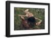 Beautiful Mysterious Woman in Forest-Lisa_A-Framed Photographic Print