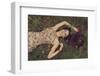 Beautiful Mysterious Woman in Forest-Lisa_A-Framed Photographic Print