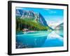 Beautiful Nature of Lake Louise in Banff National Park, Canada-Yunsun_Kim-Framed Photographic Print