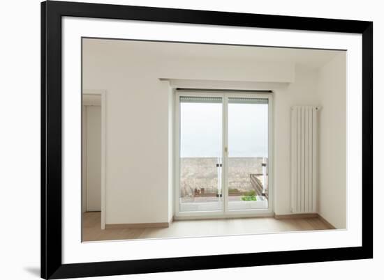 Beautiful New Apartment, Interior, View Window-zveiger-Framed Photographic Print