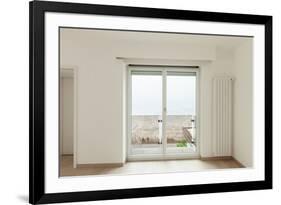 Beautiful New Apartment, Interior, View Window-zveiger-Framed Photographic Print