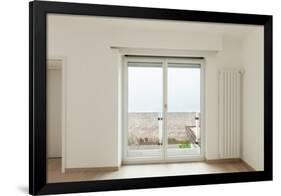 Beautiful New Apartment, Interior, View Window-zveiger-Framed Photographic Print