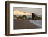 Beautiful Ocean Scene with Cliffs and Rocks-Veneratio-Framed Photographic Print