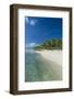 Beautiful palm fringed white sand beach in the turquoise waters of Tikehau, Tuamotus, French Polyne-Michael Runkel-Framed Photographic Print