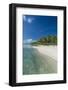 Beautiful palm fringed white sand beach in the turquoise waters of Tikehau, Tuamotus, French Polyne-Michael Runkel-Framed Photographic Print