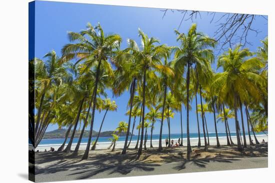 Beautiful Palm Fringed White Sand Playa Carrillo-Rob Francis-Stretched Canvas