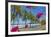 Beautiful Palm Fringed White Sand Playa Carrillo-Rob Francis-Framed Photographic Print