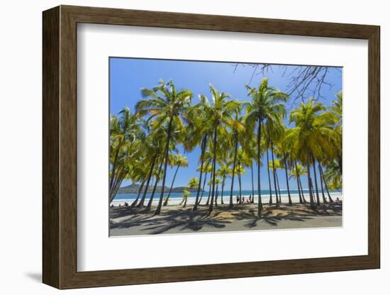 Beautiful Palm Fringed White Sand Playa Carrillo-Rob Francis-Framed Photographic Print