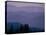 Beautiful Panoramic of Blue Ridge Mountains with a Blue Haze Covering Them-Michael Mauney-Stretched Canvas