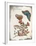 Beautiful Papillons Ornate Exclusive-null-Framed Giclee Print