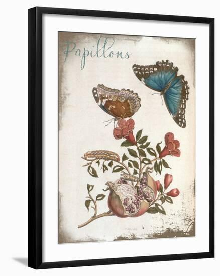 Beautiful Papillons Ornate Exclusive-null-Framed Giclee Print