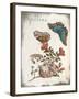 Beautiful Papillons Ornate Exclusive-null-Framed Giclee Print