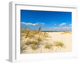 Beautiful Perdido Beach in Pensacola, Florida.-Fotoluminate LLC-Framed Photographic Print