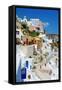 Beautiful Pictorial Santorini-Maugli-l-Framed Stretched Canvas