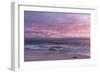 Beautiful Pink Coastal Sunset over the Indian Ocean W Australia-Imagevixen-Framed Photographic Print