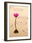 Beautiful Pink Water Lily Closeup-mazzzur-Framed Photographic Print